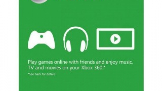 Xbox Live Gold Subscription Card