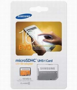 Samsung 16GB EVO Class 10 Micro SDHC